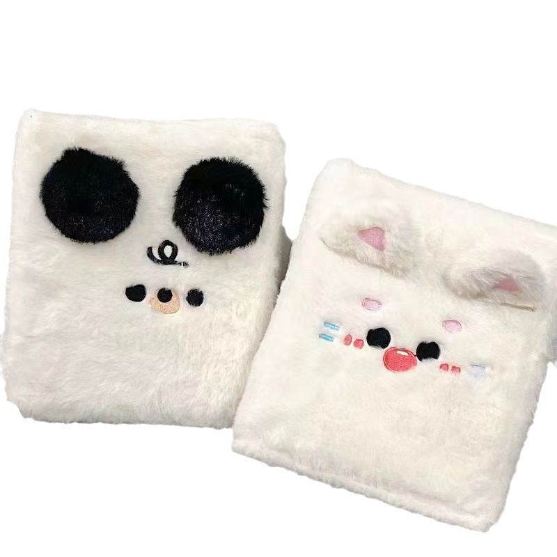 Cute Plush Photo Album with Removable Slots (Korean Style)