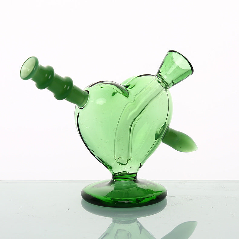 Customizable Colorful Transparent Glass Heart Craft