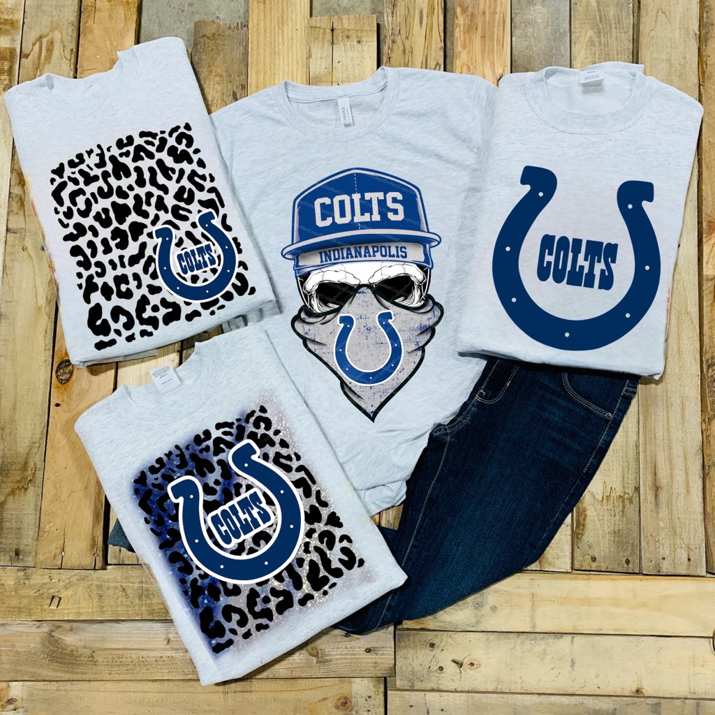 Colts - w/ Black Leopard Print