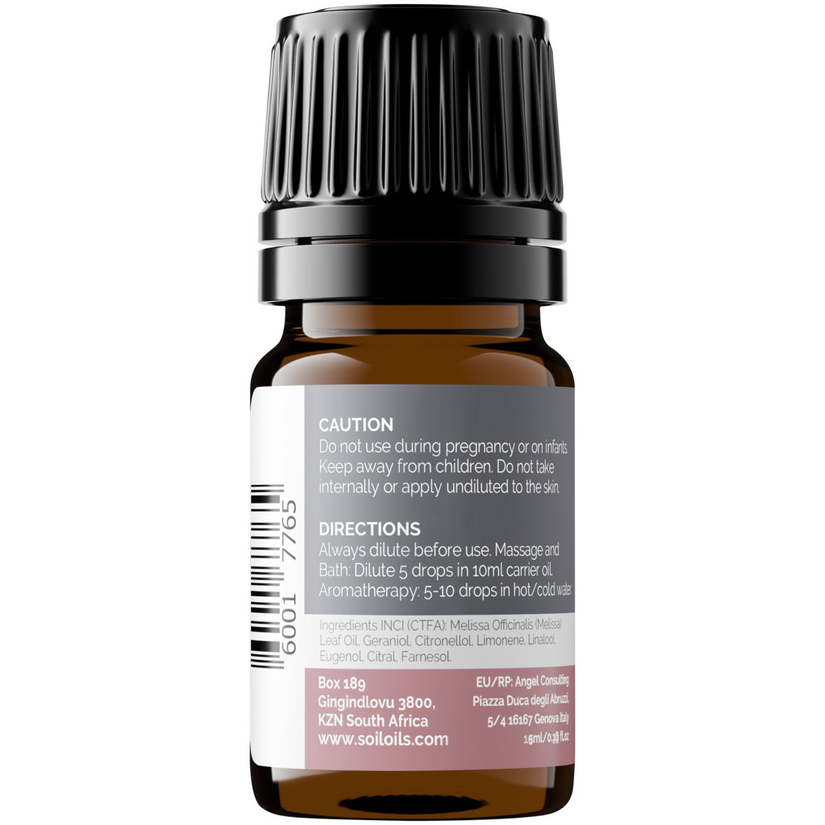 Organic Melissa Essential Oil (Melissa Officinalis) 2.5ml