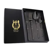 4-Piece Set of Stainless Steel Cutlery for Western Dining