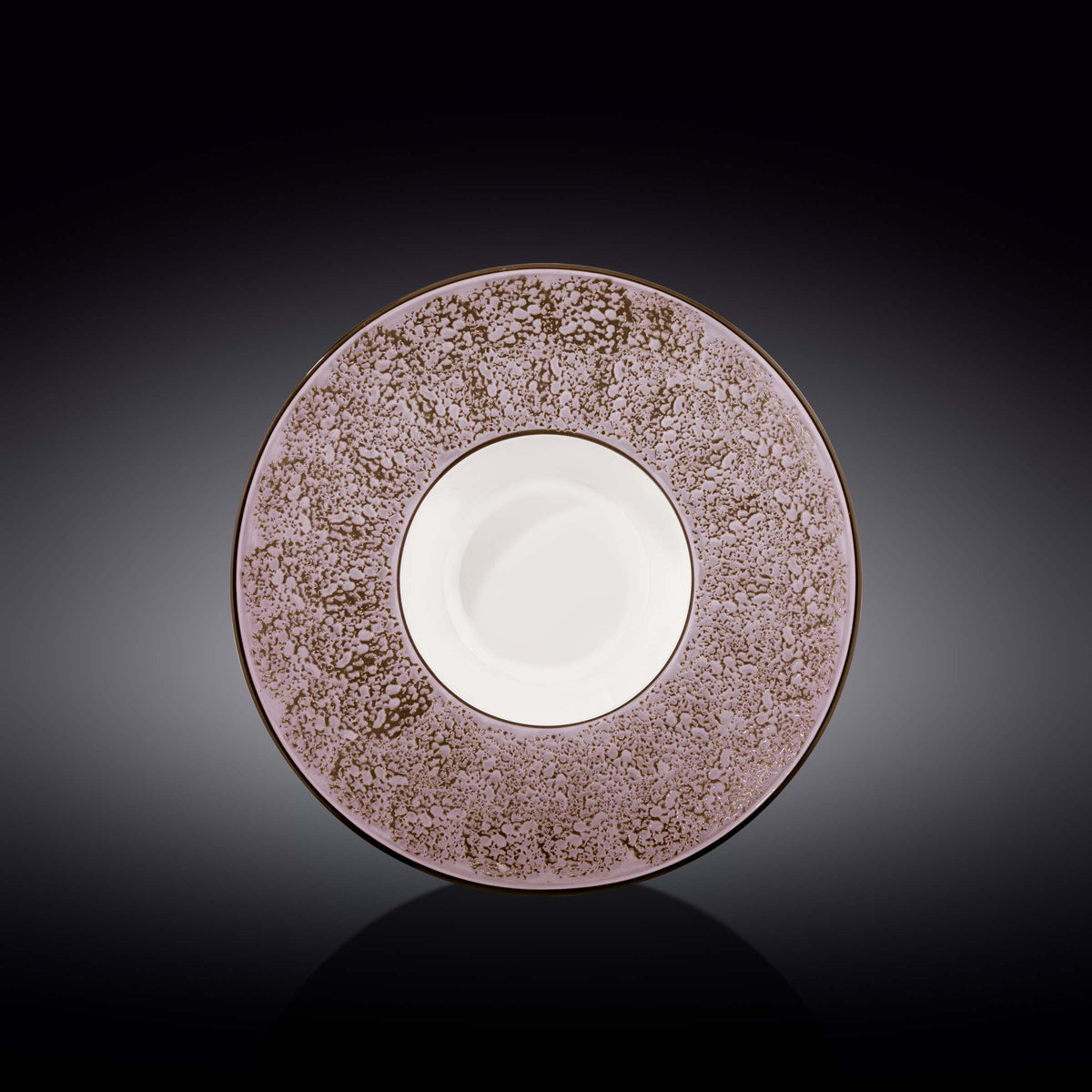 Violet / Lavender Porcelain Deep Soup or Salad Plate 9.5" inch | 7 Fl Oz |