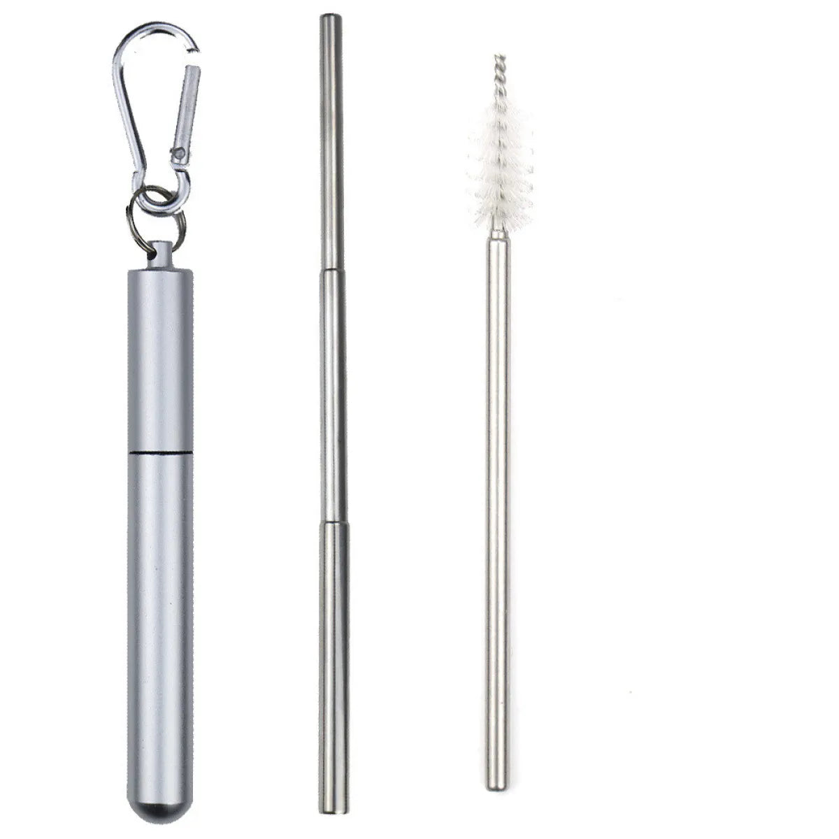 Portable Stainless Steel Telescopic Straw