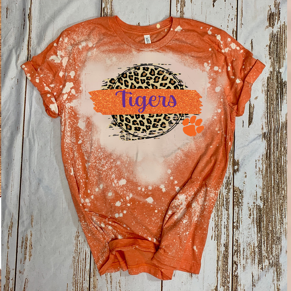 Clemson Tigers w/ Leopard Circle