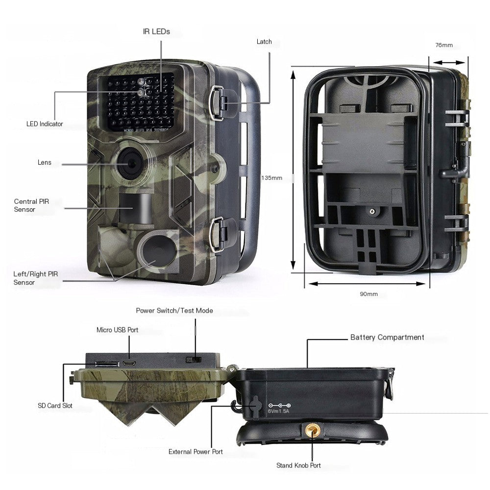 Outdoor Hunting Camera HC808A with Night Vision