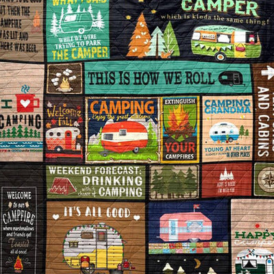 Camping Blanket and Tent Ground Mat for Picnics