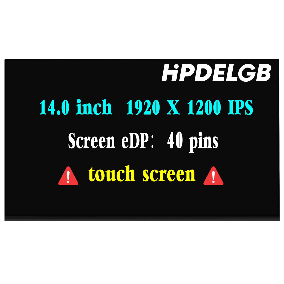 HPDELGB Replacement for Lenovo Thinkpad X1 Carbon Gen 9 10 11 21HM000KUS 21HM002DUS LCD Screen LED Display Panel 1920x1200 WUXGA IPS 40 Pin Touch Screen