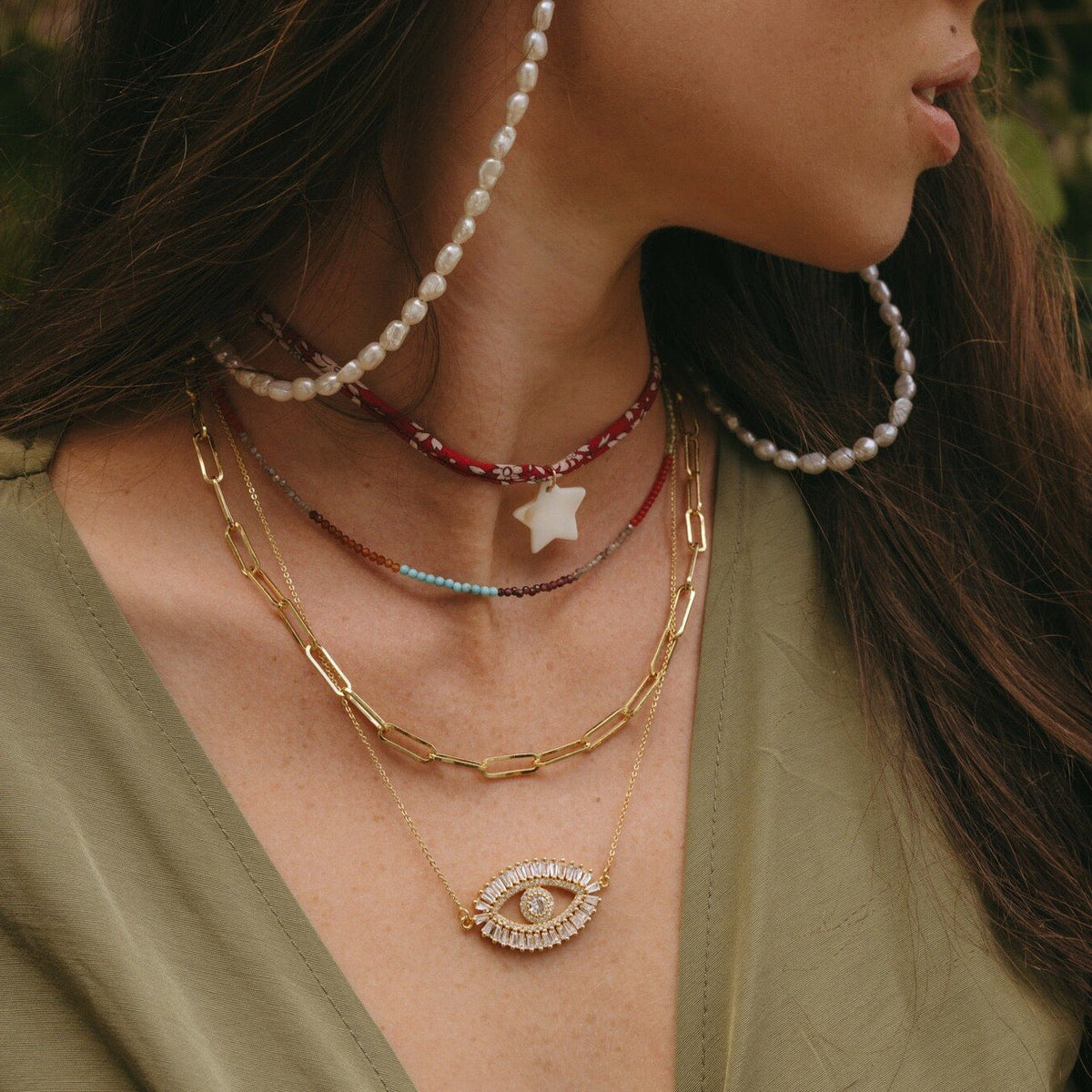 Nina Evil Eye Necklace