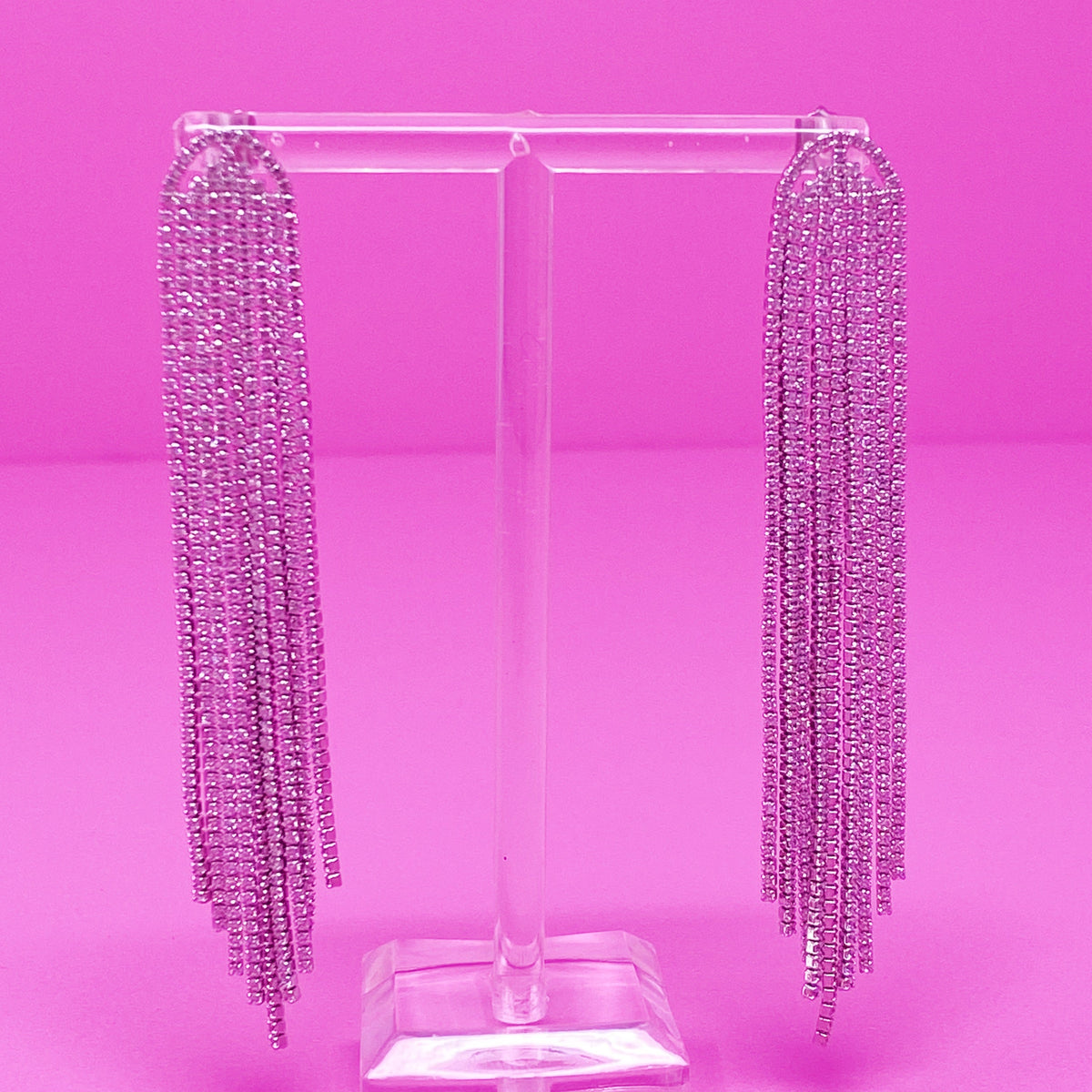 Blind Me Long Shine Earrings