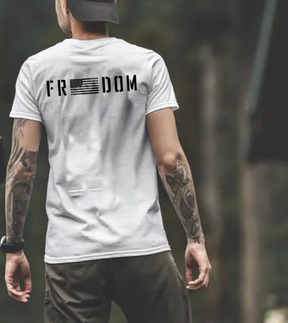 Freedom w/ American Flag - 12 Style Options