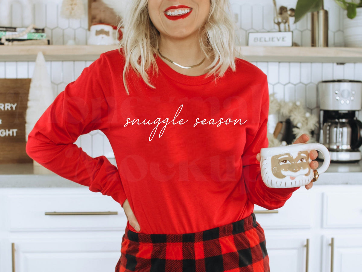 Snuggle Season - White Ink