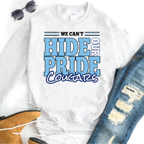 COUGARS - B&W - We Can't Hide Our Pride