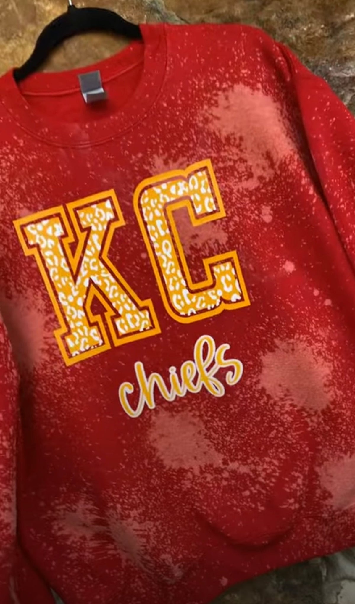 KC Chiefs w/ Yellow Leopard Print