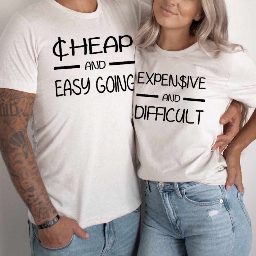 Expensive and Difficult and/or Cheap and Easy Going