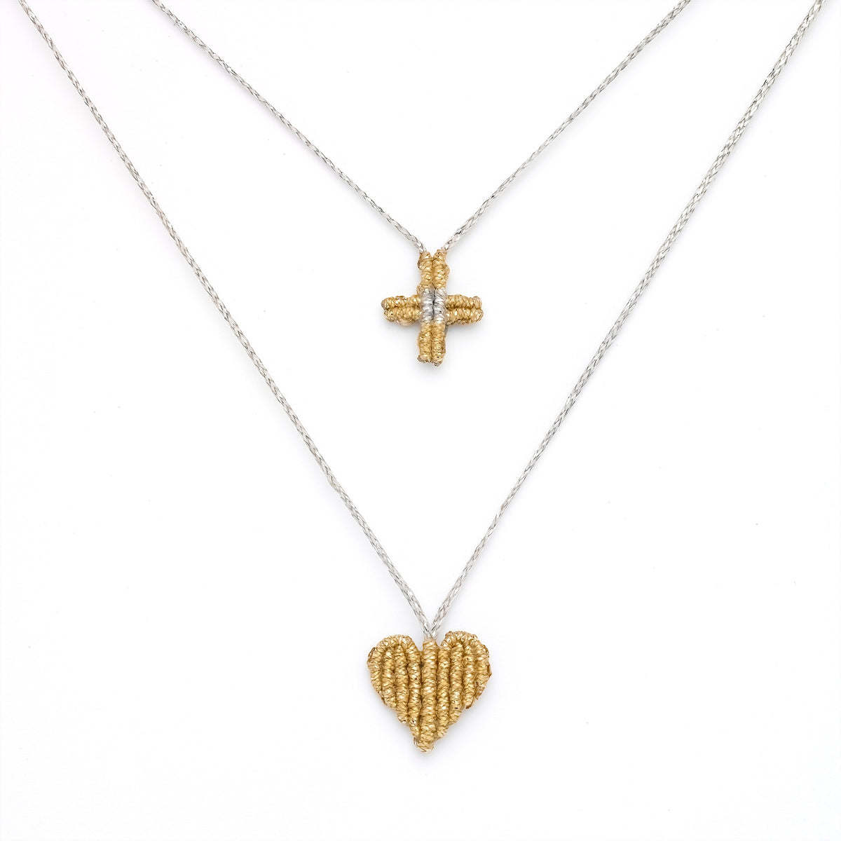 Stacy Metallic Scapular Necklace