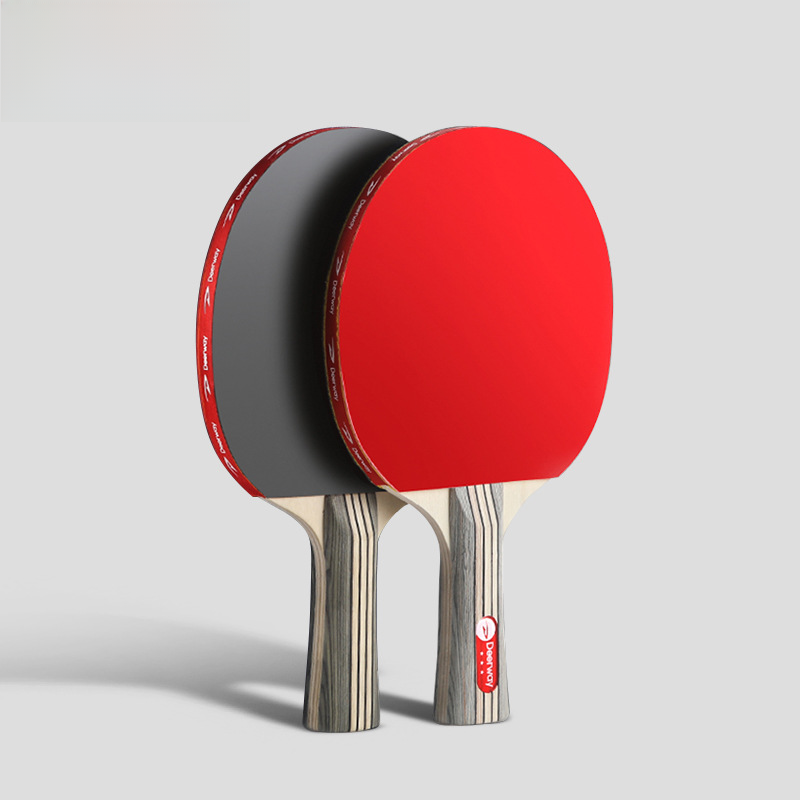 Table Tennis Paddle Set with Two Paddles and Balls