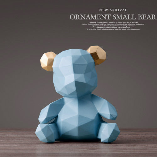 Nordic Resin Bear Piggy Bank Home Decor for Kids