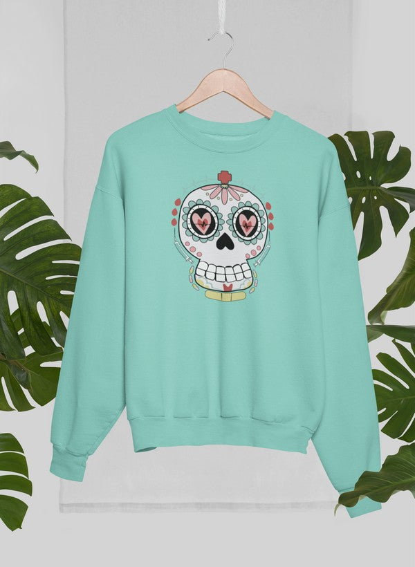 Nurse Sugar Skull Sweat Shirt