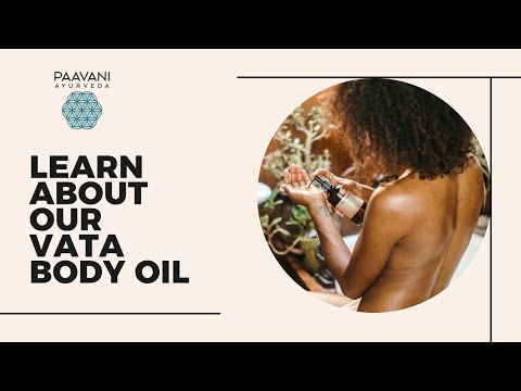 Vata Body Oil | Nourishing Ayurvedic Abhyanga Oil for Dry Skin