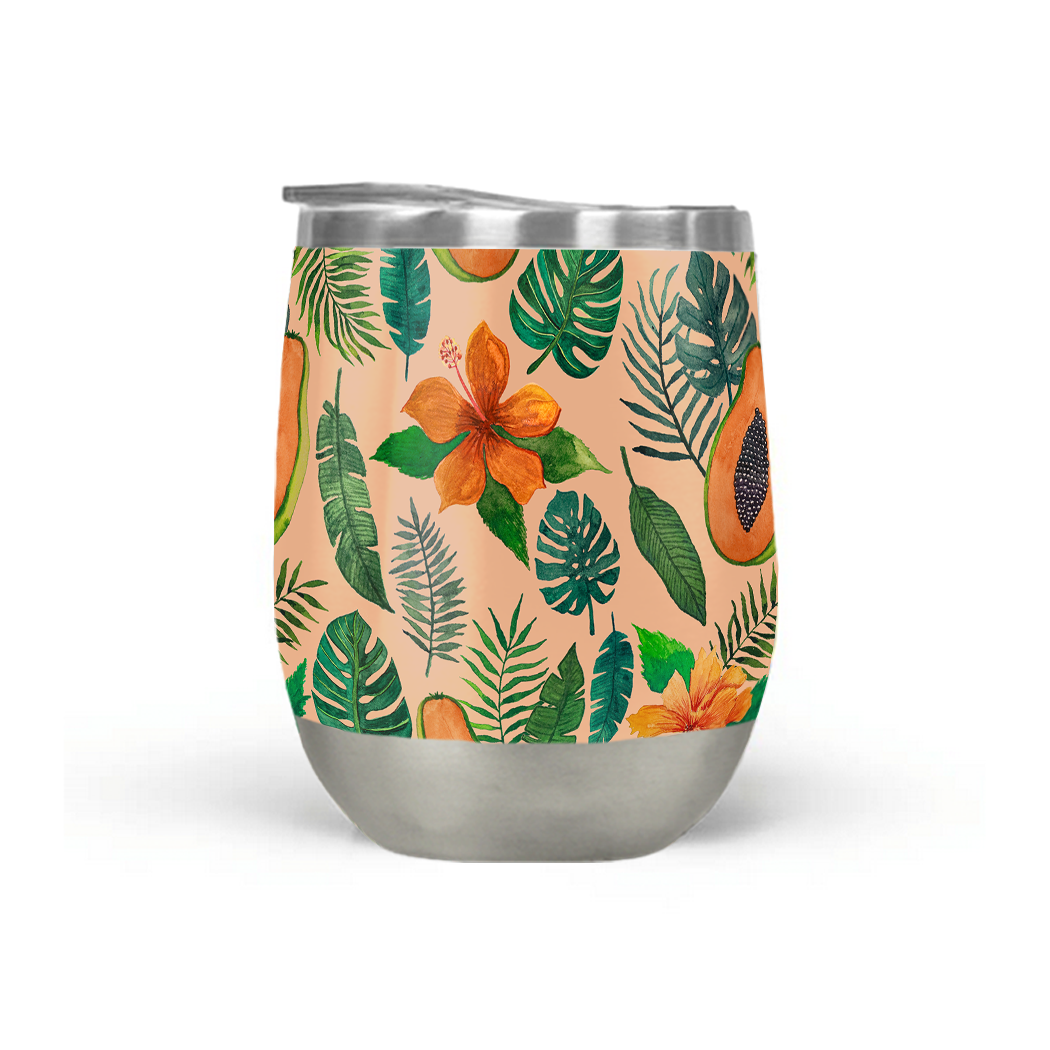Papaya Wine Tumbler