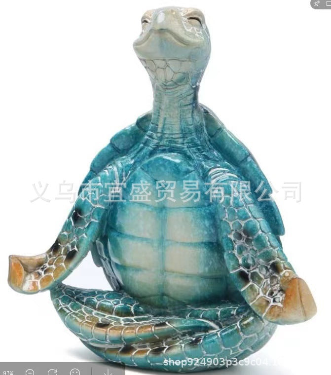 Creative Resin Turtle Zen Decor for Home and Garden