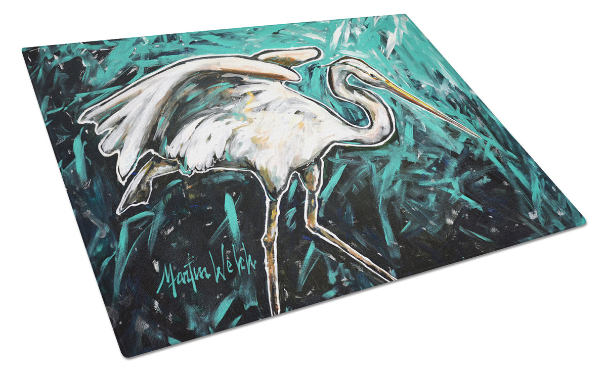 Heron Stretch Glass Cutting Board