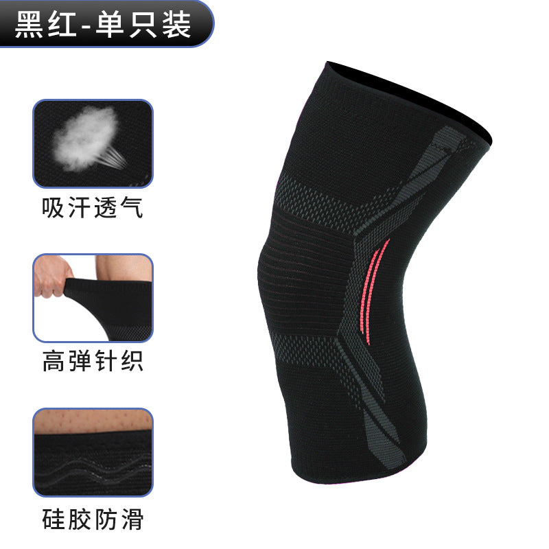 Men's Breathable Knitted Basketball Knee Pads for Sports