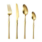 4-Piece Set of Stainless Steel Cutlery for Western Dining