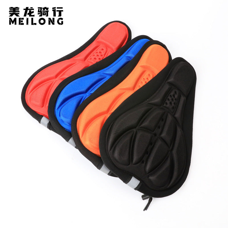 Colorful 3D Bicycle Saddle Cover for Cycling Gear