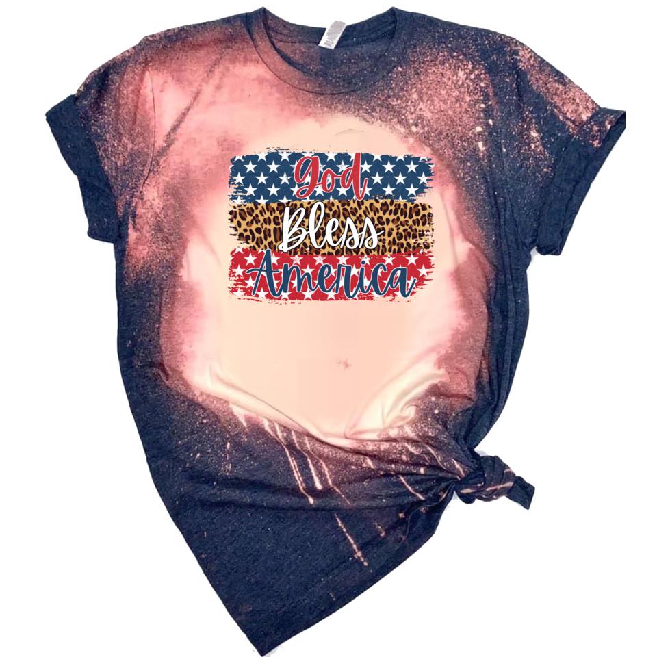 God Bless America w/ Stars & Leopard - 15 Style Options