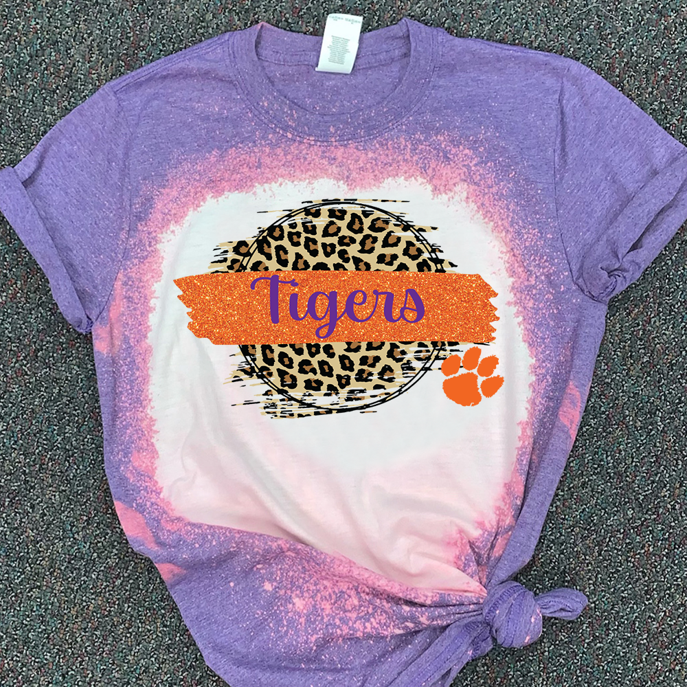 Clemson Tigers w/ Leopard Circle