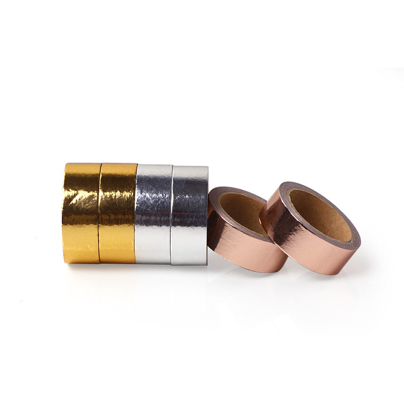 15mmx5m Bronzing Pure Color Decorative Tape (1 Piece)