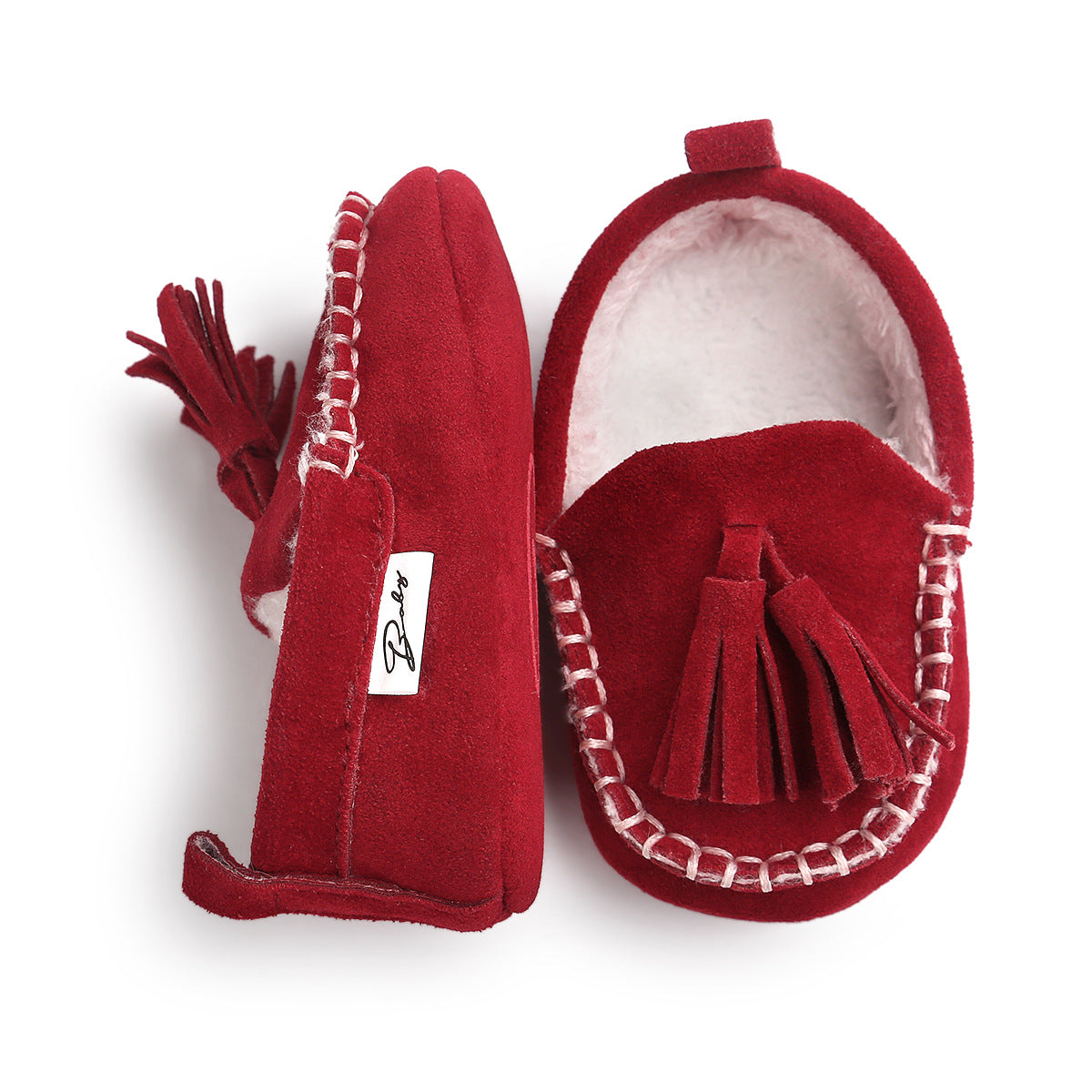 Winter Baby Moccasins, Soft Non-Slip Walking Shoes