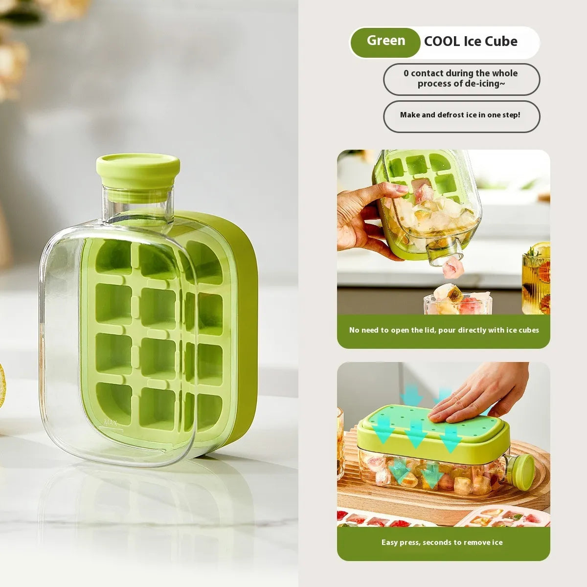 Portable One-Click Molding Cooling Cup