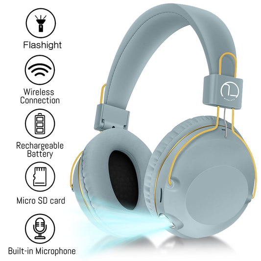 2023 New Design Wireless Bluetooth Headphones with Light