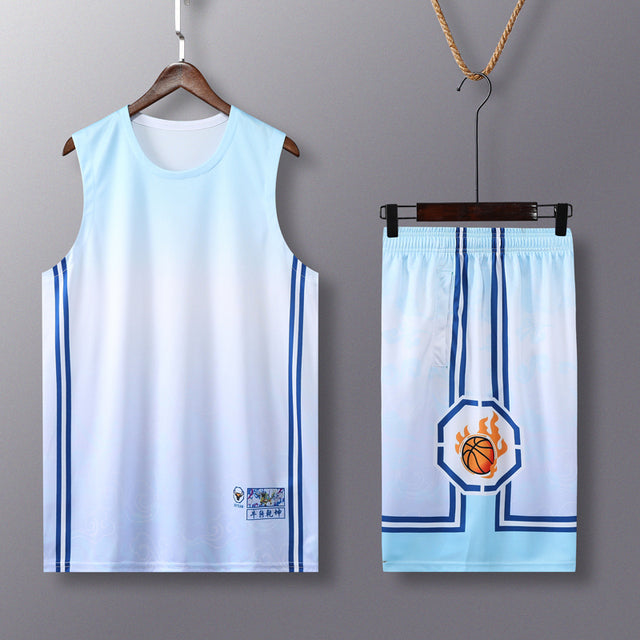 Men's Basketball Sweatshirt and Shorts Uniform Set