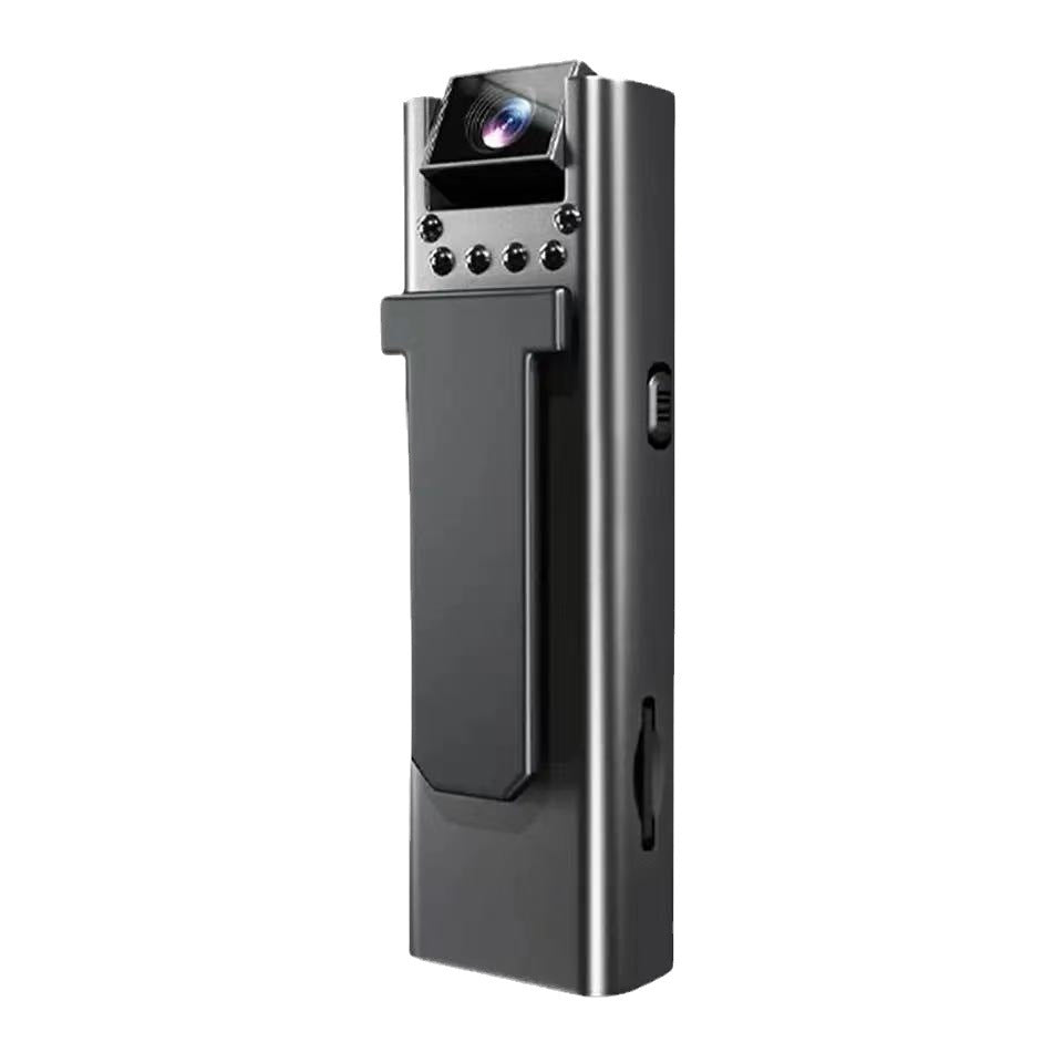 HD Portable Body Camera with Rotating Lens and Recorder