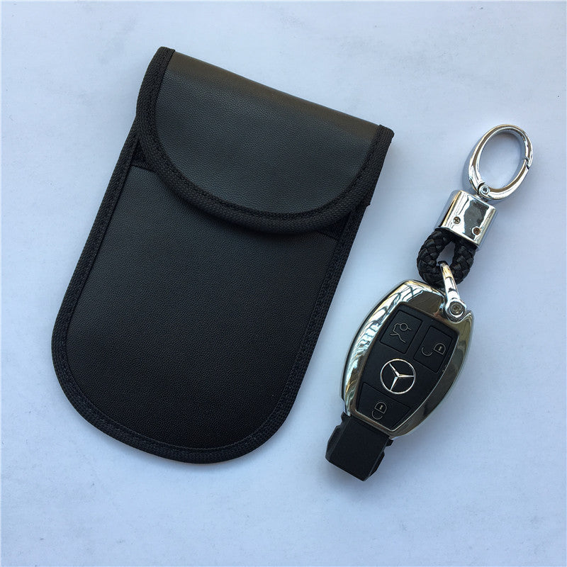 New PU Car Anti-Theft Key Case with Shielding Bag