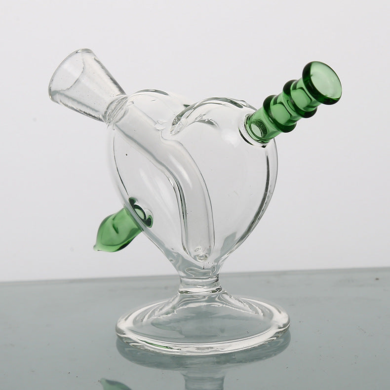 Customizable Colorful Transparent Glass Heart Craft