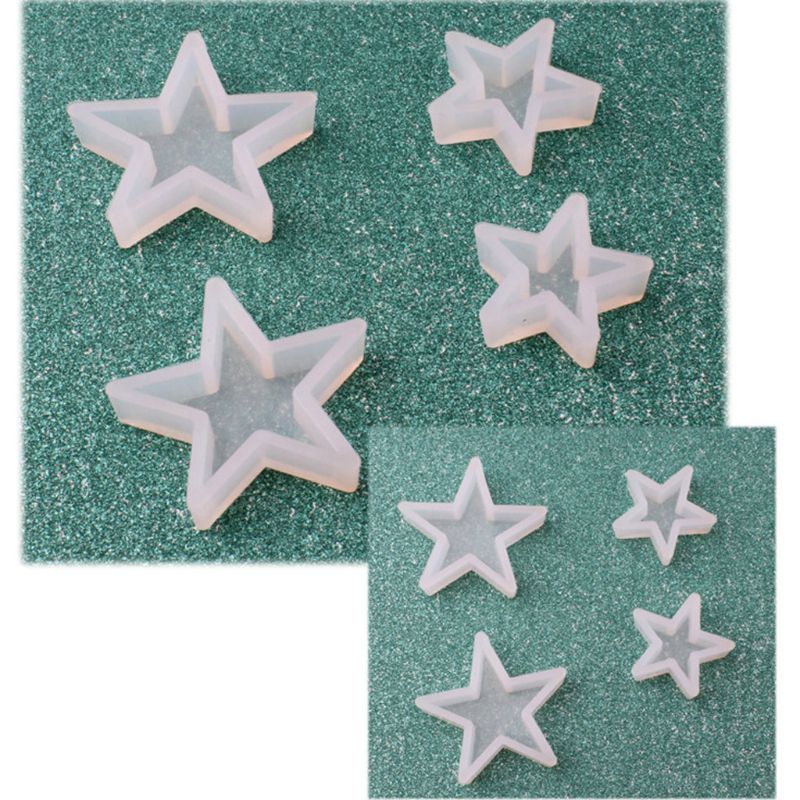 Star Shaped Resin Jewelry Molds and Hairpin Accessories
