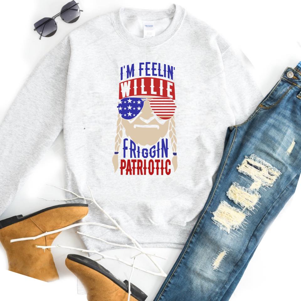 I’m Feelin’ Willie Friggin' Patriotic - No Outline