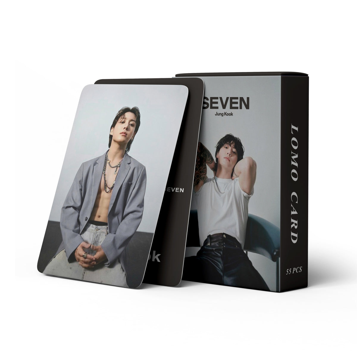 JungKook SEVEN Album Lomo Card Collection (55 Cards)