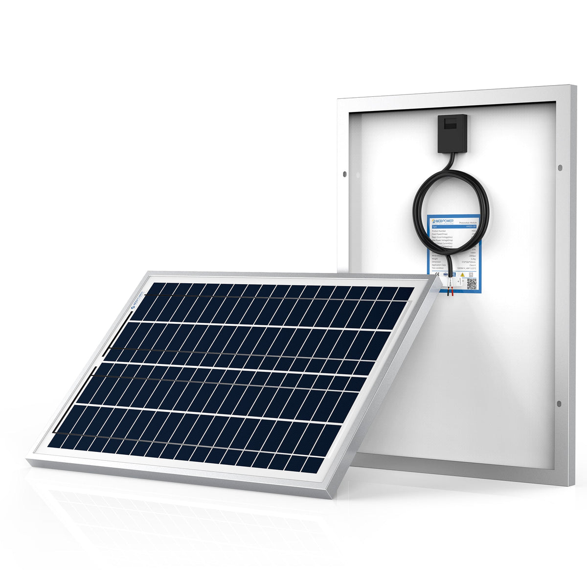 25 Watt 12 Volt Polycrystalline Solar Panel
