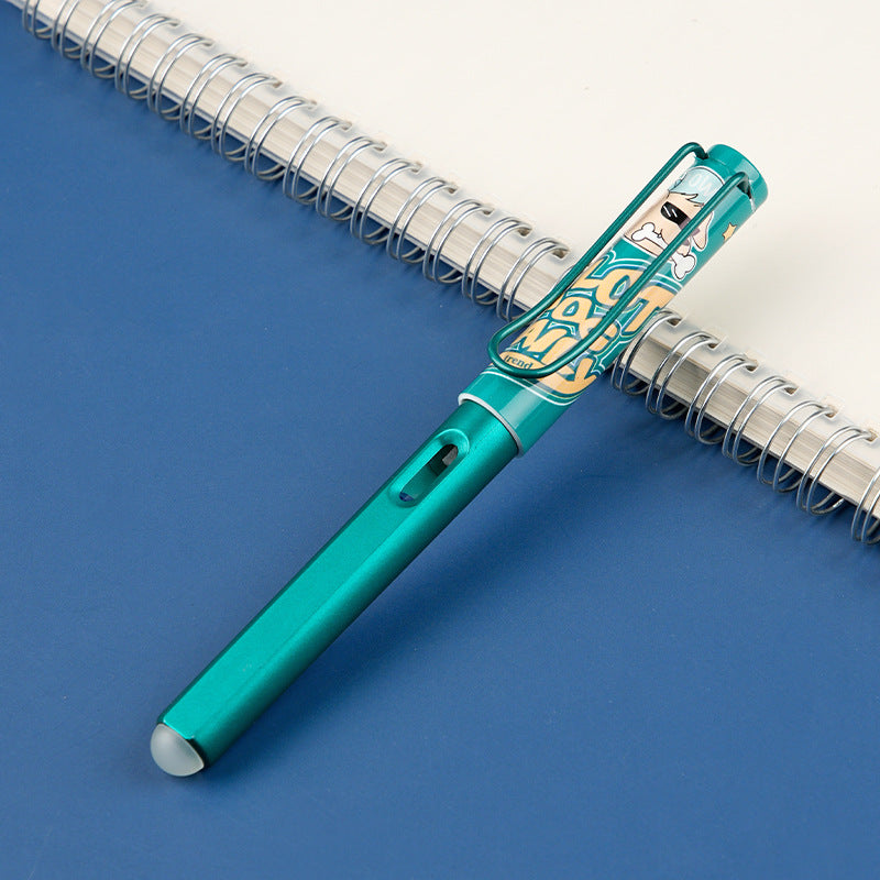 Colorful Cartoon Erasable Pens for Students' Practice