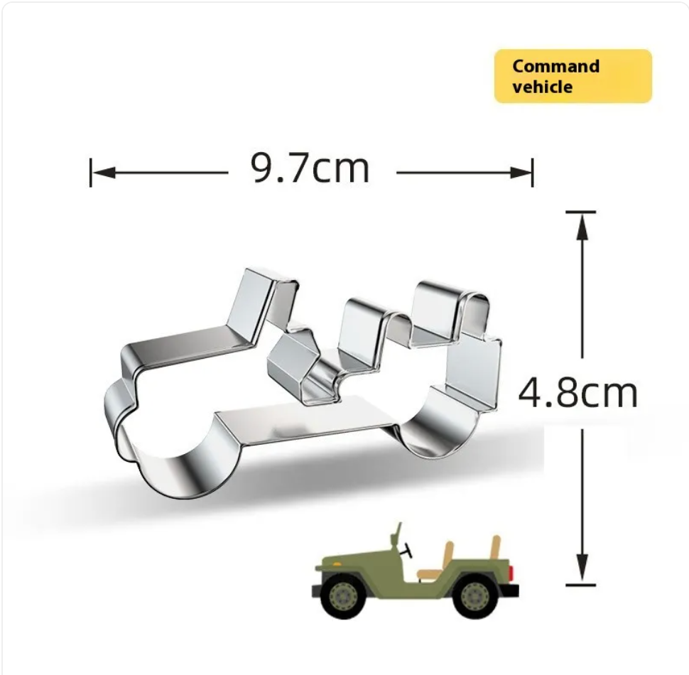 Military Shaped Cookie Cutter