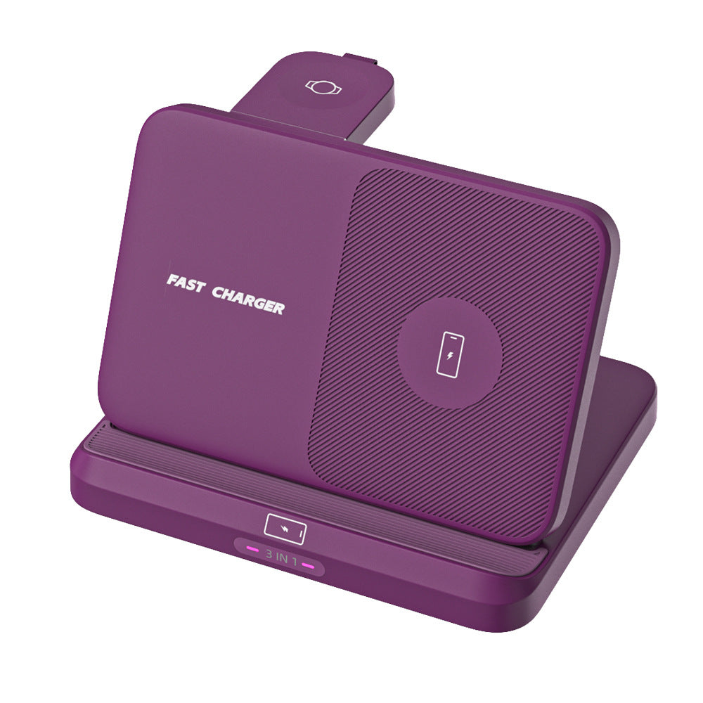 W82S Foldable 3-in-1 Wireless Charger for Samsung FOLD
