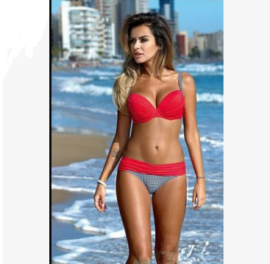 Candy Color Bikini Swimsuit Set