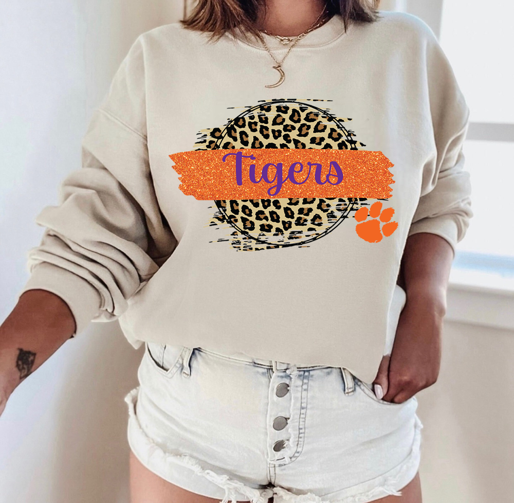 Clemson Tigers w/ Leopard Circle