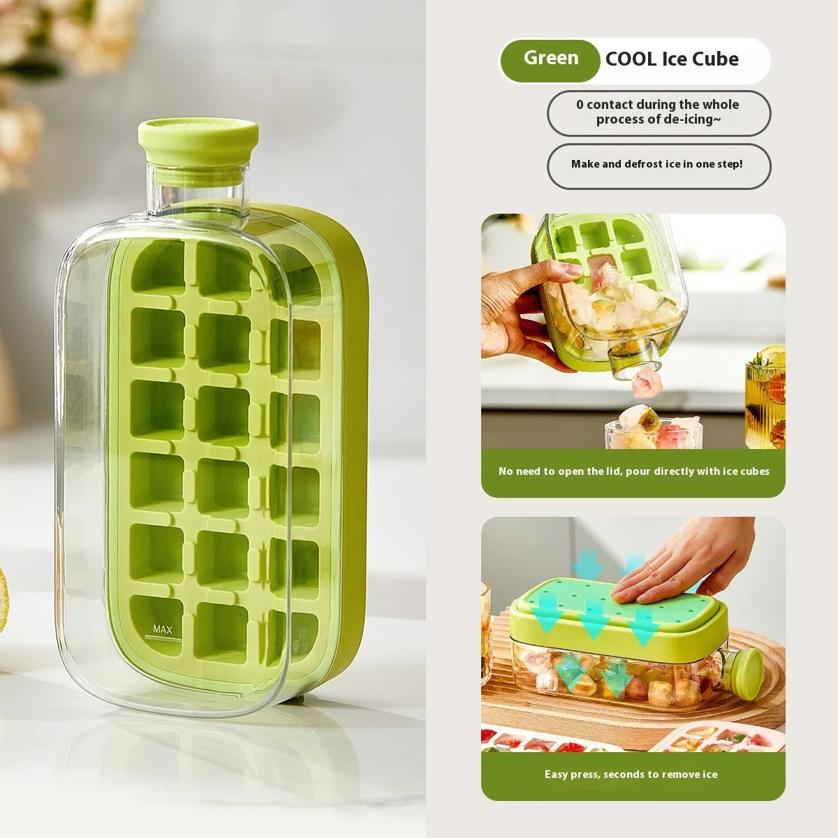 Portable One-Click Molding Cooling Cup