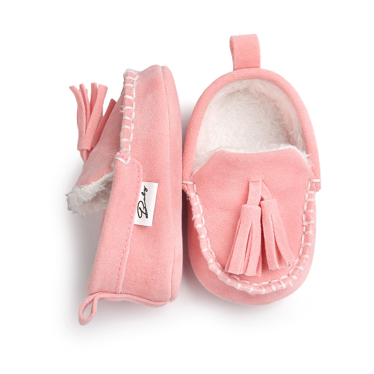 Winter Baby Moccasins, Soft Non-Slip Walking Shoes